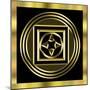 Black And Gold 8-Art Deco Designs-Mounted Giclee Print