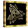 Black And Gold 9-Art Deco Designs-Stretched Canvas