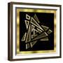 Black And Gold 9-Art Deco Designs-Framed Giclee Print