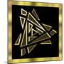 Black And Gold 9-Art Deco Designs-Mounted Giclee Print