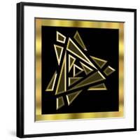 Black And Gold 9-Art Deco Designs-Framed Giclee Print