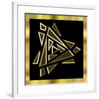 Black And Gold 9-Art Deco Designs-Framed Giclee Print