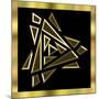 Black And Gold 9-Art Deco Designs-Mounted Giclee Print