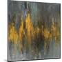 Black and Gold Abstract-Danhui Nai-Mounted Art Print