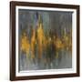 Black and Gold Abstract-Danhui Nai-Framed Art Print