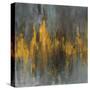 Black and Gold Abstract-Danhui Nai-Stretched Canvas