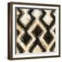 Black and Gold Geometric III Crop-Shirley Novak-Framed Art Print