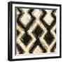 Black and Gold Geometric III Crop-Shirley Novak-Framed Art Print