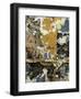 Black and Gold Layers-Jenny Kraft-Framed Giclee Print