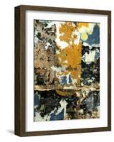 Black and Gold Layers-Jenny Kraft-Framed Art Print