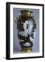 Black and Gold Vase, Pate-Sur-Pate Series-null-Framed Giclee Print