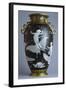 Black and Gold Vase, Pate-Sur-Pate Series-null-Framed Giclee Print