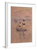 'Black and Gold', Venice, c1860-James Abbott McNeill Whistler-Framed Giclee Print