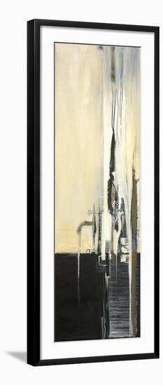 Black and Graphite I-Terri Burris-Framed Art Print