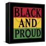 Black and Proud 1-Marcus Prime-Framed Stretched Canvas
