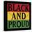 Black and Proud 1-Marcus Prime-Stretched Canvas