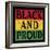 Black and Proud 1-Marcus Prime-Framed Art Print