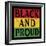 Black and Proud 1-Marcus Prime-Framed Art Print