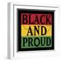 Black and Proud 1-Marcus Prime-Framed Art Print