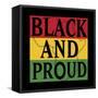 Black and Proud 1-Marcus Prime-Framed Stretched Canvas