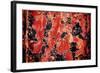 Black and Red Rust-null-Framed Photo