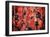 Black and Red Rust-null-Framed Photo