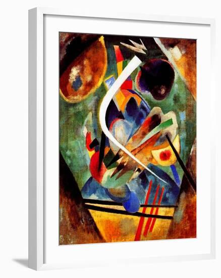 Black and Violet Composition, 1920-Wassily Kandinsky-Framed Giclee Print