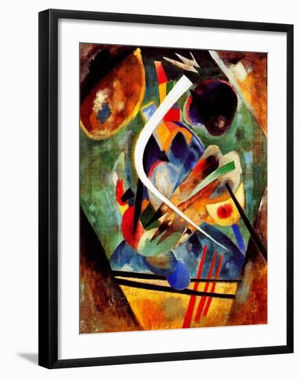 Black and Violet Composition, 1920-Wassily Kandinsky-Framed Giclee Print