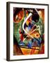 Black and Violet Composition, 1920-Wassily Kandinsky-Framed Giclee Print