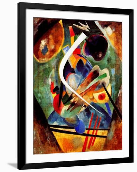 Black and Violet Composition, 1920-Wassily Kandinsky-Framed Giclee Print