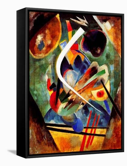 Black and Violet Composition, 1920-Wassily Kandinsky-Framed Stretched Canvas