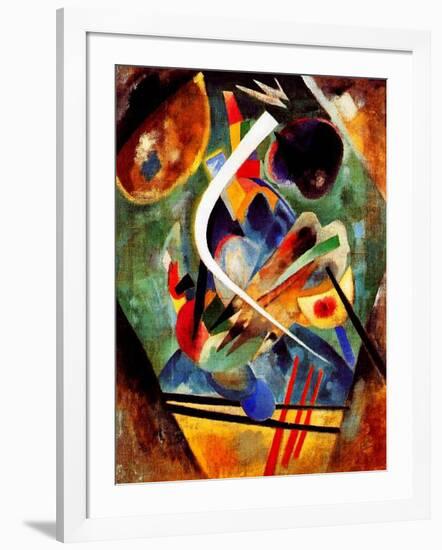 Black and Violet Composition, 1920-Wassily Kandinsky-Framed Giclee Print