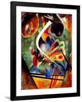 Black and Violet Composition, 1920-Wassily Kandinsky-Framed Giclee Print