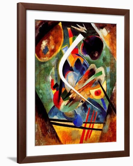 Black and Violet Composition, 1920-Wassily Kandinsky-Framed Giclee Print