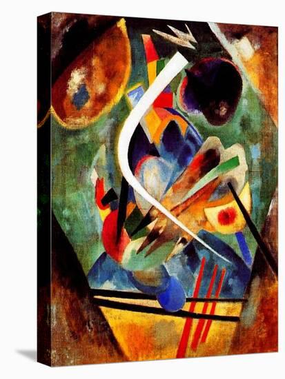 Black and Violet Composition, 1920-Wassily Kandinsky-Stretched Canvas