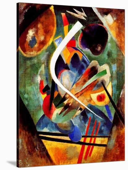 Black and Violet Composition, 1920-Wassily Kandinsky-Stretched Canvas