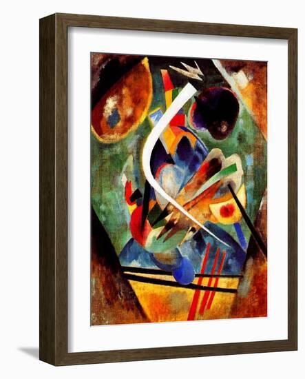 Black and Violet Composition, 1920-Wassily Kandinsky-Framed Giclee Print