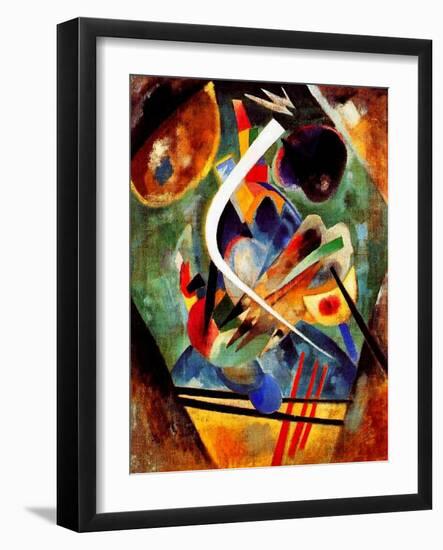 Black and Violet Composition, 1920-Wassily Kandinsky-Framed Giclee Print