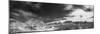 Black and White, 180 Degree Panorama of Badlands National Park-Wollwerth Imagery-Mounted Photographic Print