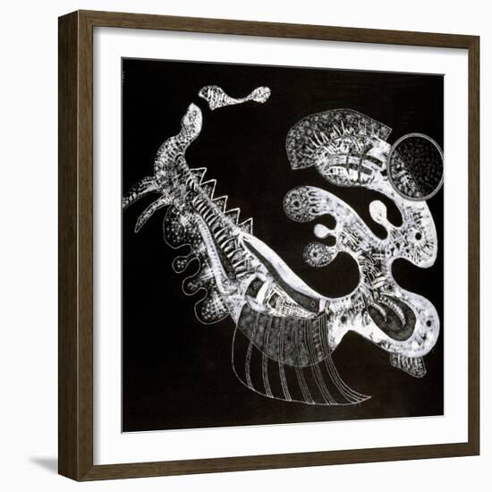 Black and White, 20th Century-Vassily Kandinsky-Framed Giclee Print