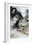 Black and White 2-Design Fabrikken-Framed Art Print