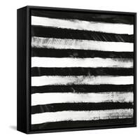 Black and White A-Franka Palek-Framed Stretched Canvas