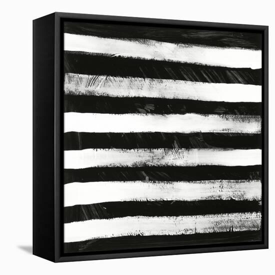 Black and White A-Franka Palek-Framed Stretched Canvas