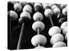 Black And White Abacus-mrvalography-Stretched Canvas