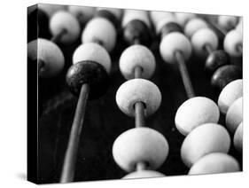 Black And White Abacus-mrvalography-Stretched Canvas