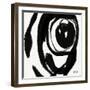 Black and White Abstract I-Anne Tavoletti-Framed Art Print