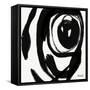 Black and White Abstract I-Anne Tavoletti-Framed Stretched Canvas