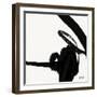 Black and White Abstract II-Anne Tavoletti-Framed Art Print