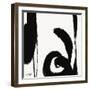 Black and White Abstract IV-Anne Tavoletti-Framed Art Print