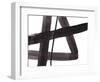 Black and White Abstract Painting 5-Jaime Derringer-Framed Giclee Print